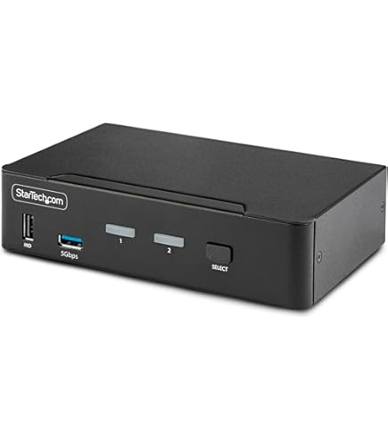 Amazon.com: StarTech.com 2 Port DisplayPort KVM Switch - 4K 60Hz